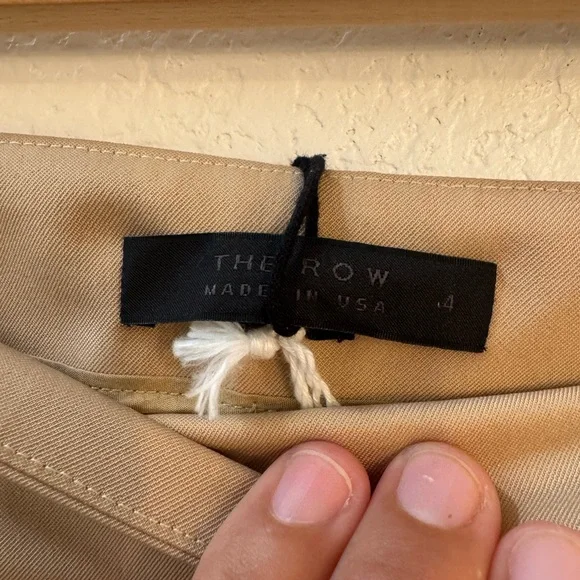 The Row Cosso Pant in Amber Beige - Picture 3 of 16